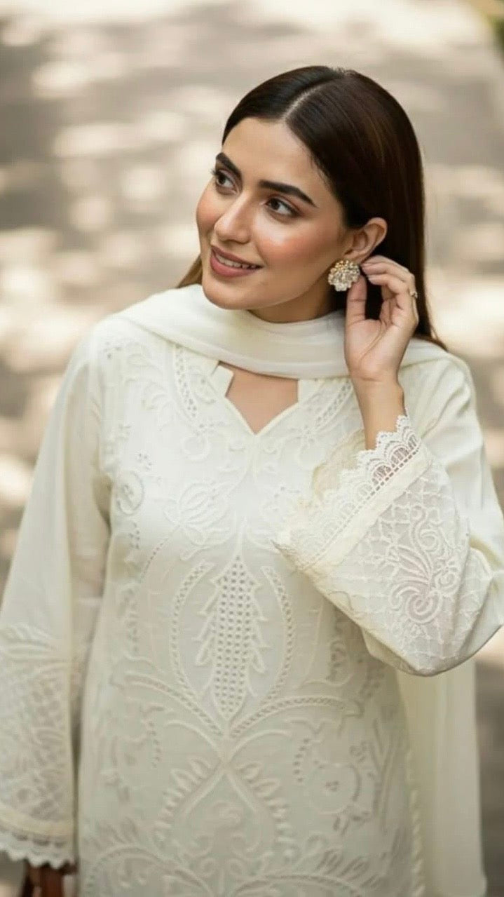 SHZ-3PC LAWN UNSTITCHED EMROIDERED (EID SPECIAL)