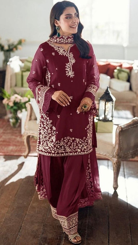 AZR-3PC LAWN EMROIDERED UNSTIT (EID SPECIAL)