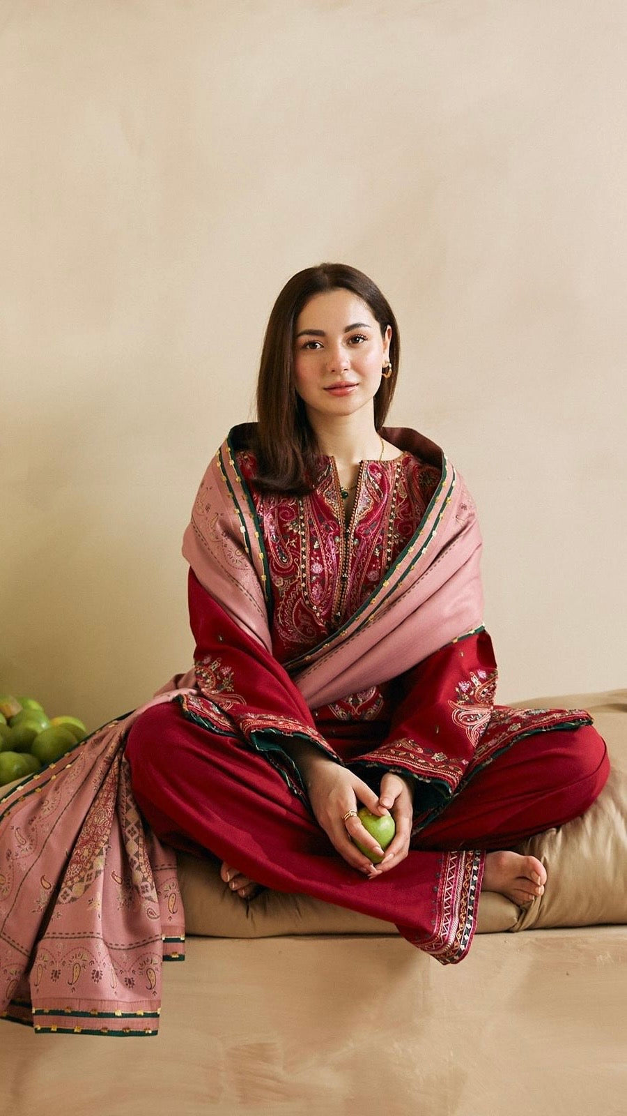 CCN-3PC FULL HEAVY EMBROIDERED OUTFIT