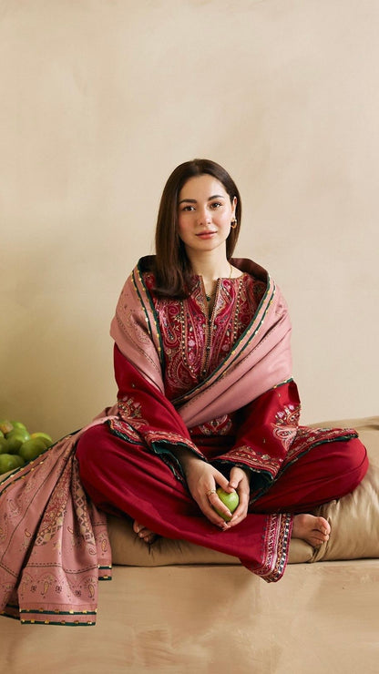 CCN-3PC FULL HEAVY EMBROIDERED OUTFIT