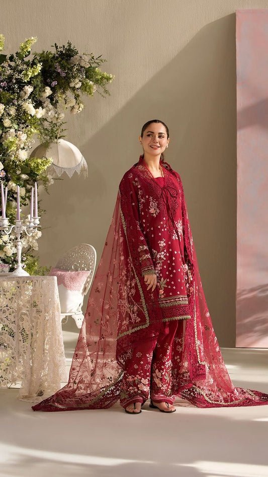 SBN-3PC FANCY UNSTITCHED OUTFIT