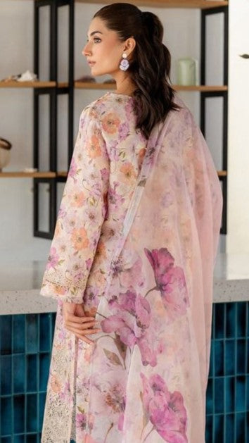 BON-3PC LINEN EMBROIDERED  UNSTITCHED