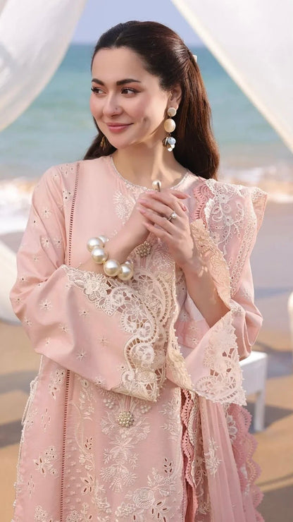 IRZ-3PC UNSTITCHED FULL EMBROIDERED OUTFIT