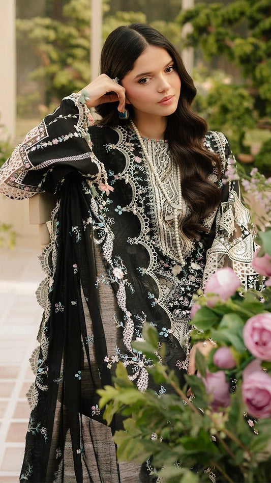 BIN-3PC LAWN UNSTITCHED EMBROIDERED (EID SPECIAL)